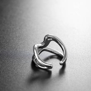 Anillo de Diseño Ondulado Vintage Chapado en Oro de 18K de J&D para Uso Diario Unisex - Product Image 5