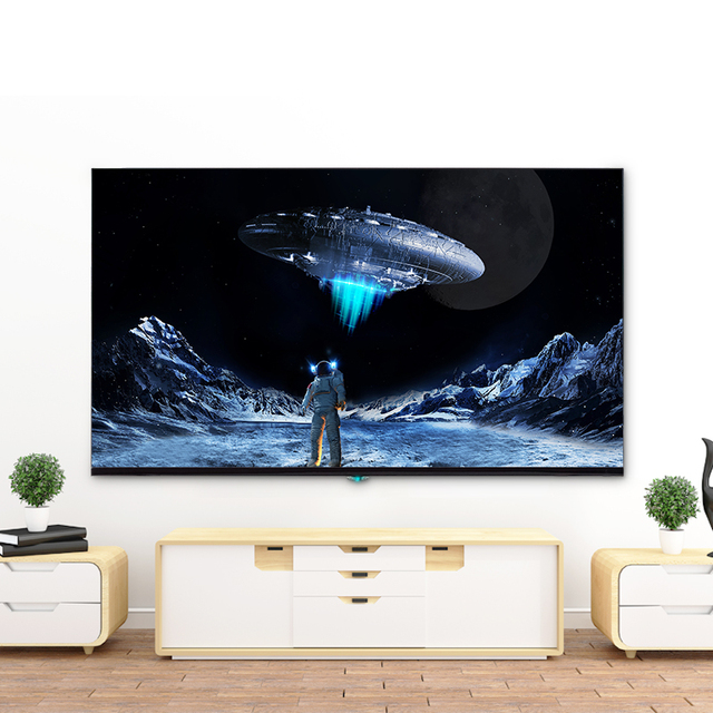 Affordable 85 Inch QLED TV 4K Smart Television 43 50 55 60 65 75 Inch High Resolution LED TV for Cinema Experience