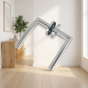Poignée de porte et de fenêtre en acier inoxydable moderne UMH A31005, design ambidextre, installation facile, garantie de 5 ans pour les hôtels et les villas - Product Image 1