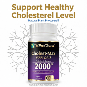 Complejo de Fitoesteroles de Marca Privada Cholest Max <span class=keywords><strong>2000</strong></span> Plus, Cápsulas Naturales para la Limpieza Sanguínea, Suplemento para la Salud de Adultos - Product Image 5