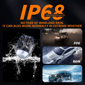 3 인치 더블 레이저 바이 Led 프로젝터 안개등 자동차 범용 안개등 TOYOTA 오토바이 레이저 led 프로젝터 레이저 안개등 - Product Image 3