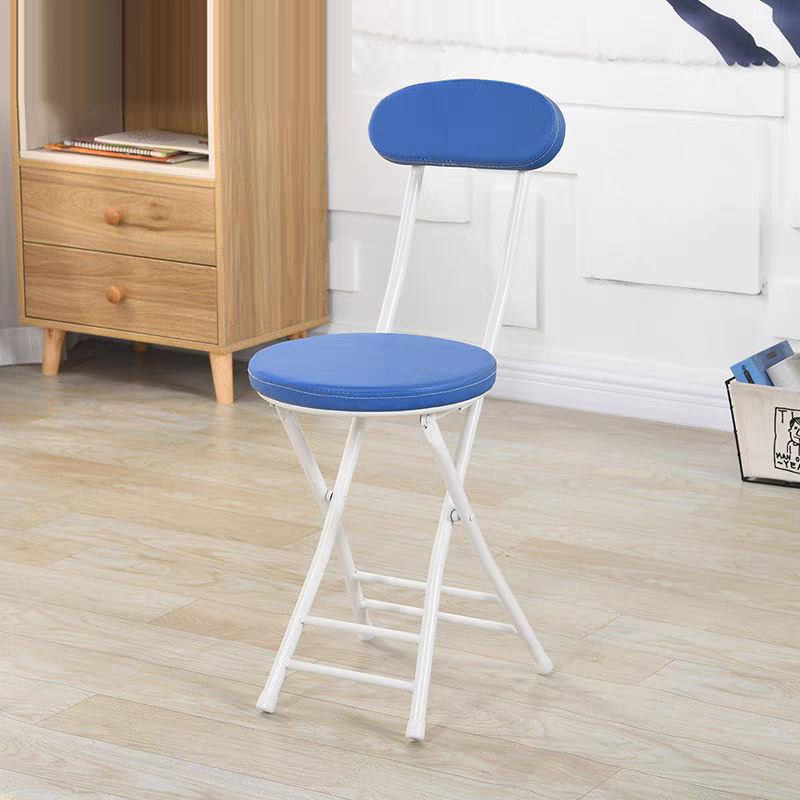 Cadre blanc bleu [style disque de fer]