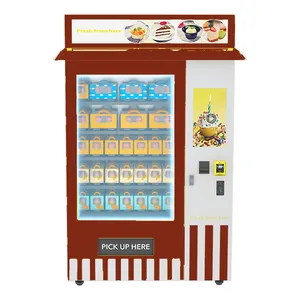 Winnsen Touch Screen Kan Food Chips Vendor Machine Brood Cake Dispenser Automaat Atm Met Lift