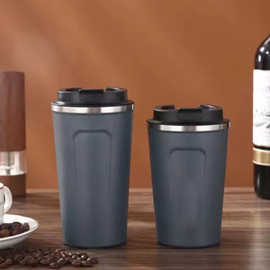 Vaso Térmico de Acero Inoxidable de Doble Pared con Aislamiento al Vacío de Segunda Generación, Texturizado, para Coche, Oficina y Negocios - Product Image 4