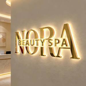 Insegna a LED Personalizzata da Produttore, Lettere a LED in Acciaio Inossidabile, Logo Luminoso da Parete, Insegna a LED Retroilluminata - Product Image 4