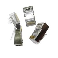 Konektor RJ45 8P8C Harga Pabrik Souxnele, Merek Terbaik Konektor RJ45 Cat5e Cat6 untuk Menghubungkan Jaringan