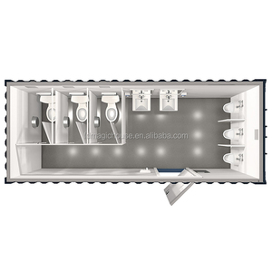 Toilettes publiques préfabriquées 40HQ - Bloc <span class=keywords><strong>de</strong></span> toilettes modulaire en acier inoxydable, certifié Watermark et SAA, pour extérieur - Product Image 5