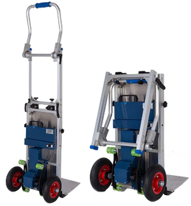 الصين الألومنيوم ليثيوم أيون الكهربائية متسلق درج اليد عربة تسوق بعجلتين متسلق درج الكهربائية عربة للأحمال الثقيلة البضائع - Product Image 2