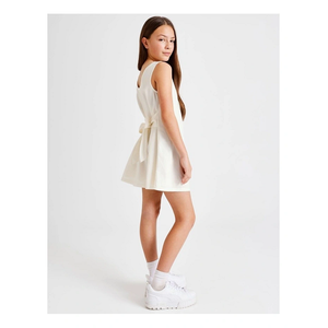 Vestido de verano de algodón para niñas, que ofrece una tela suave al tacto, una sensación ligera y un diseño llamativo para la comodidad diaria. - Product Image 1