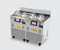 Galaxy Ec2 Td Miles China Fabriek Directe Verkoop Alles In Één Afspeelbare Voorbar Type Ijs Gelato Maker Ce Nsf Kosteneffectief