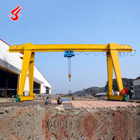 Grue portique monopoutre MH de 1, 2, 3, 5 et 10 tonnes pour usage extérieur avec palan électrique