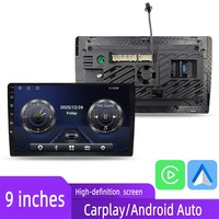 Radio Estéreo para Auto Universal Full HD 2 Din de 9 Pulgadas y 8 Núcleos, Unidad Principal Doble Din con Android, GPS, Amplificador RGB, Reproductor de DVD para Auto