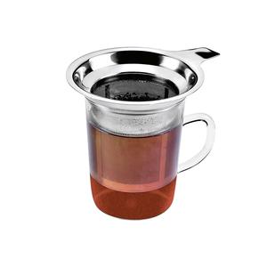 Passoire à thé Metaltex avec poignée, infuseur en acier inoxydable pour thé en feuilles - Product Image 1