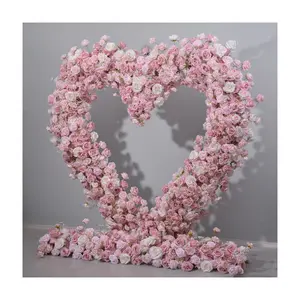 סיטונאי חתונה תליית קשת דקורטיבית מלאכותית סידור פרחים מלאכותי שושן פוקסיה פרחים רופפים מלאכותיים