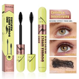 Mascara double tête 2-en-1 à marque privée, waterproof, résistant à la transpiration, séchage rapide, longue tenue, base recourbante pour cils, végétalien, double effet - Product Image 6