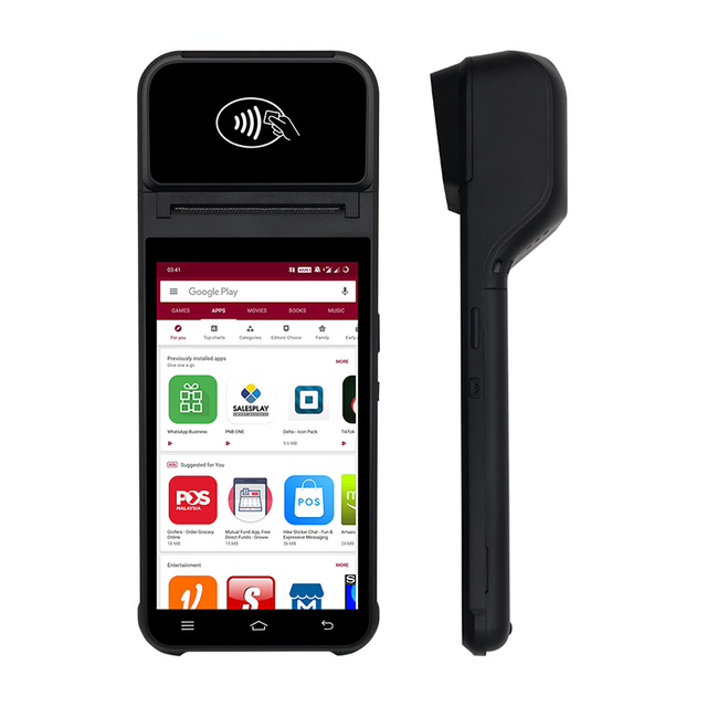 Z92 Handheld Smart Android Touch Screen Pos Machine Rugged Thermal Printer Barcode Scanner Pos Terminal With NFC Reader Module