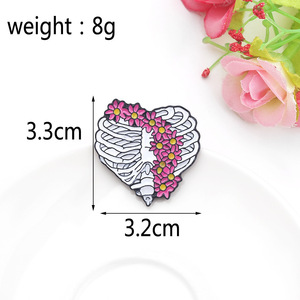 Broches de col <span class=keywords><strong>en</strong></span> émail métallique, série médicale, motifs <span class=keywords><strong>Euro</strong></span> Designs, mignonnes, avec logo d'hôpital, pour chapeau et badge - Product Image 5