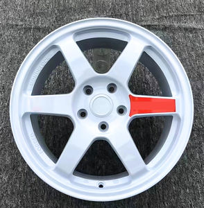 Saga <span class=keywords><strong>Te37</strong></span> sportm TRACK 5X120 5X114.3 18นิ้ว Volk <span class=keywords><strong>Te37</strong></span>แข่งรถปลอมแปลงสำหรับ Tesla รุ่น S สำหรับ VW Jetta Golf - Product Image 2