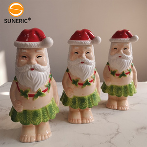 Wholesale Custom Logo Home Party <strong>Bar</strong> <strong>Accessories</strong> Nolelty Hawaii Wine Shot Cup With Lid Ceramic Santa Christmas <strong>Tiki</strong> Mug - Product Image 3