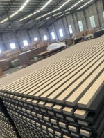 Panneaux muraux acoustiques 3D en bois MDF insonorisants KASARO, vente chaude en usine, pour la décoration intérieure d'hôtels et de chambres