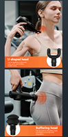 Pistolet de massage à thérapie par contraste chaud/froid instantané, rechargeable, pour massage musculaire profond, masseur fascial portable, usine OEM