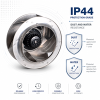 Ventilateur centrifuge Holafan 220/230V IP44 en alliage d'aluminium, 1350/1500 tr/min, à pales courbées vers l'arrière, pour machine CNC