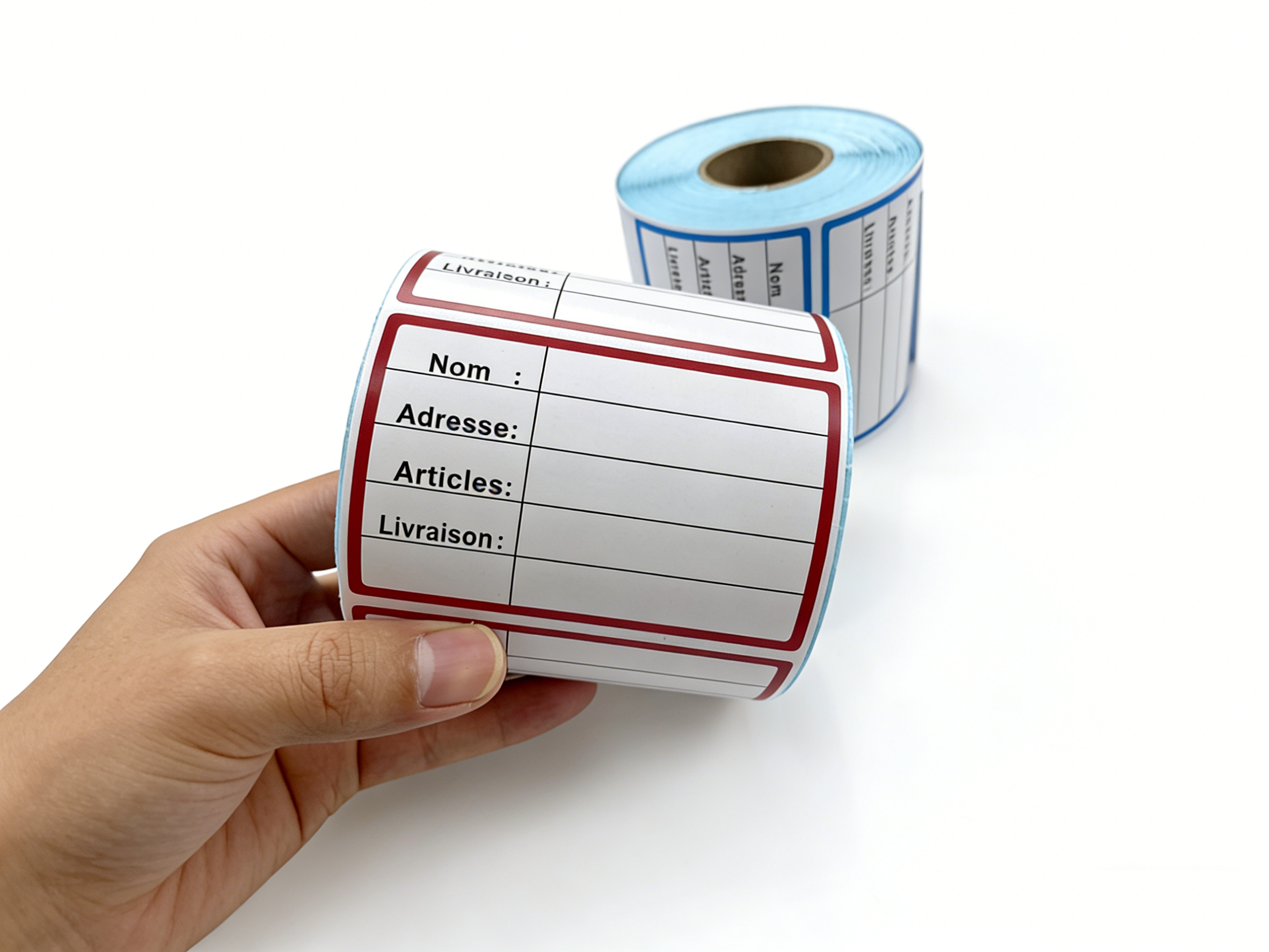 Durable Vinyl Labels Weatherproof Parcel Stickers Custom Shipping Labels on Boxes Packages and Logistics Containers