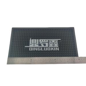 PVC Runner Counter <b>Mat</b> Custom Logo Non Slip Waterproof Spill Resistant For <b>Bar</b> Pub Cafe Drink Service Protection Pad - Product Image 2