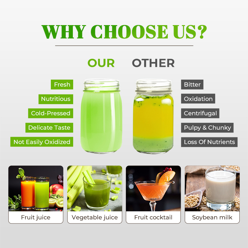 stainless steel cold press juicer