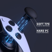 Capuchons de manette de pouce de remplacement noir eXtremeRate pour contrôleur PS5 EDGE