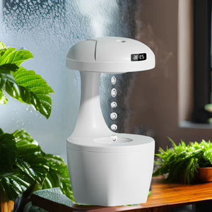 Humidificadores de burbujas antigravedad Humidificador de niebla fría Pantalla DIGITAL 800ml Humidificador de gota de agua antigravedad ultrasónico portátil - Product Image 1