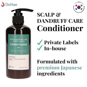 Après-shampoing DoHae pour le soin du cuir chevelu et des pellicules 300ml Formule hydratante nettoyante en profondeur - Product Image 3