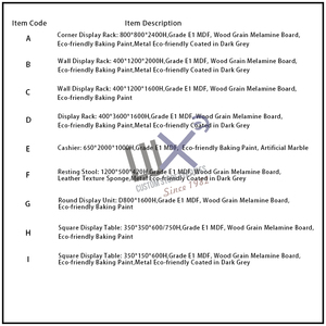 LUX Design Luxury Shoes Shop Showcase Estante de exhibición de pared de MDF ecológico con pintura para hornear Nuevas ideas para tiendas de zapatos de alta gama - Product Image 6