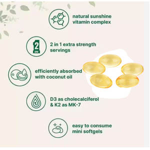 Cápsulas Veganas de Vitamina D3 K2 10000iu OEM ODM, Suplemento para la Salud en Cápsulas Blandas con Materia Prima para Todos Excepto Recién Nacidos - Product Image 3