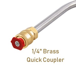 Varilla de Extensión en Forma de U para Limpiador de Alta Presión Xi Yi, Acoplador Rápido de Latón de 1/4, Tubería de Cobre de Acero Inoxidable, Lavado de Autos, Desengrasado - Product Image 4