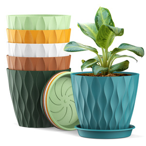 P211 Pots de fleurs en mélamine personnalisés en gros Pots de pépinière de <span class=keywords><strong>jardin</strong></span> en plastique bon marché - Product Image 1