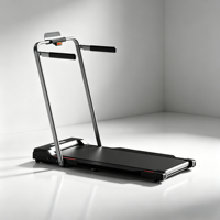 Tapis roulant à moteur DC brossé 0,75 CV avec écran LED, plage de vitesse de 1,0 à 12,0 km/h pour la marche et la course en intérieur