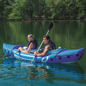 Bestway 65077 3,21 M X 88cm Lite-Rapid Juego de kayak inflable para 2 personas Canoa de pesca inflable Barco - Product Image 5