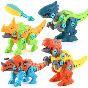 DIY сборный пазл, игрушка динозавр, обучающие игрушки для разборки, Электронная дрель, обучающие игрушки для детей