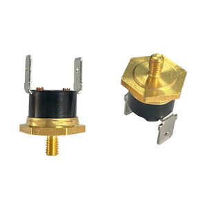 Thermostat bimétallique KSD301, protection thermique, filetage M6 M5 M4, 10A 16A 250V, tête en cuivre, réinitialisation automatique - Product Image 6