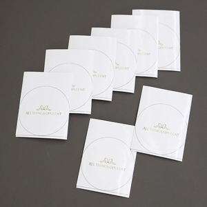 Etiqueta Adhesiva Personalizada con Logotipo, Impresión de Etiquetas/Adhesivos Blancos y Negros en Hoja/Rollo - Product Image 5