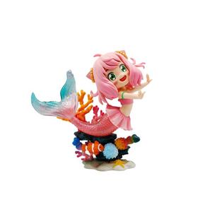 Figura de Sirena Ania, Modelo de Casa Espía, Regalo, Modelo de Chica <span class=keywords><strong>Anime</strong></span>, Linda Decoración de Escritorio, Dibujo Personalizado - Product Image 1