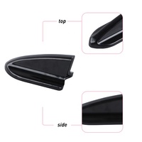 Aileron de voiture bicolore en forme d'aileron de requin, personnalisable, adapté à tous les véhicules, élégant et durable, accessoire extérieur pour modification