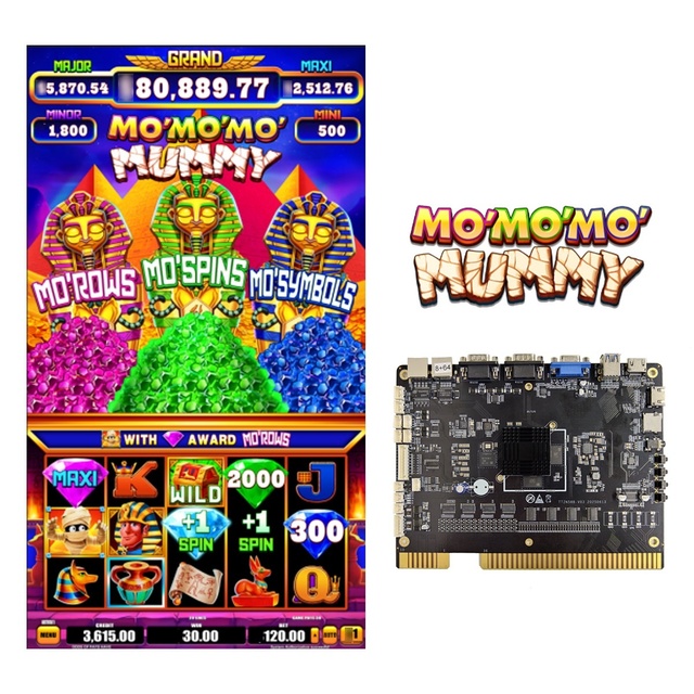 Maker Mo Mo Mo Mummy Trending Product America Arcade Skill Game PCB Board Hot Pot Game for Vertical Screen Game Machine