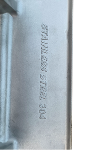 Truelle à béton en acier inoxydable de haute qualité de 6 pouces avec rainure de 10 mm et poignée TPR OEM - Product Image 2