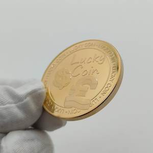 عملة ذهبية للحظ بقطر 4 سم، فكرة هدية، عملة ألعاب بالجملة - Product Image 4