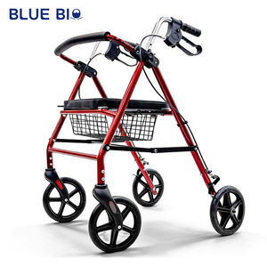 Chariot de courses pliable de haute qualité, portable, simple, détachable, léger, réglable, pour personnes âgées, déambulateur pliable - Product Image 1