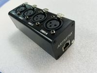 Extension de câble Ethernet 4 voies, extension de signal réseau DMX512 4 canaux, extension anti-interférence de 300 mètres