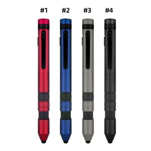 6-in-1 Multifunctional Outdoor Travel Tools LED Light 1.0mm Writing Width Compass Screwdriver Screen Touch <b>Pen</b> Ballpoint <b>Pens</b> - Product Image 2