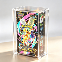 Boîte de rangement magnétique en acrylique pour TGG, compatible avec les boîtes de boosters M2Ar PTCG japonaises neuves et scellées officiellement